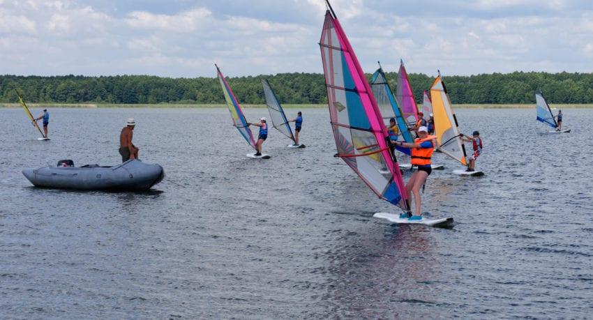 windsurfing Mazury 11-18 lat - szkolenie praktyczne