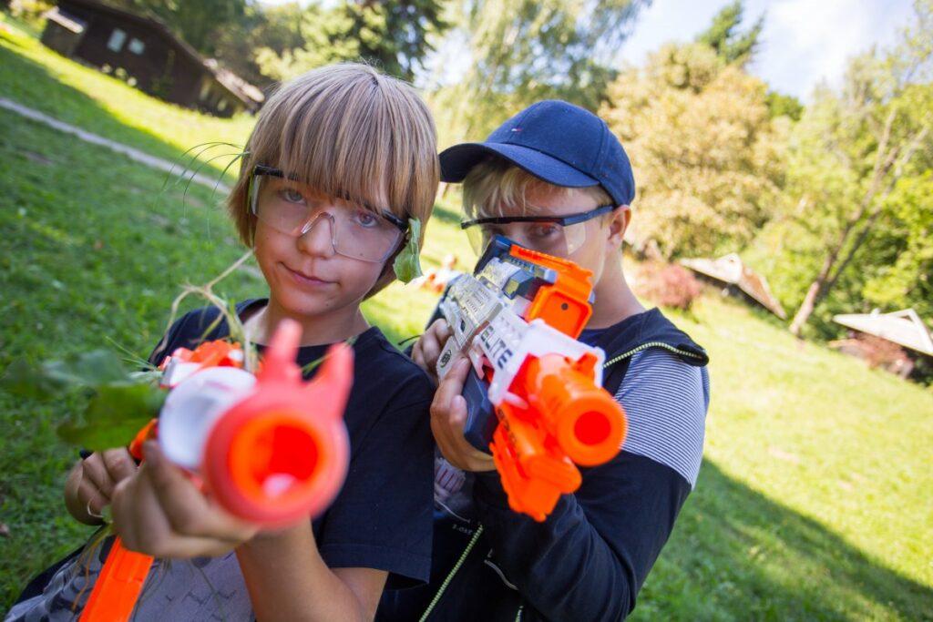 Obóz nerfowy nad jeziorem 2022