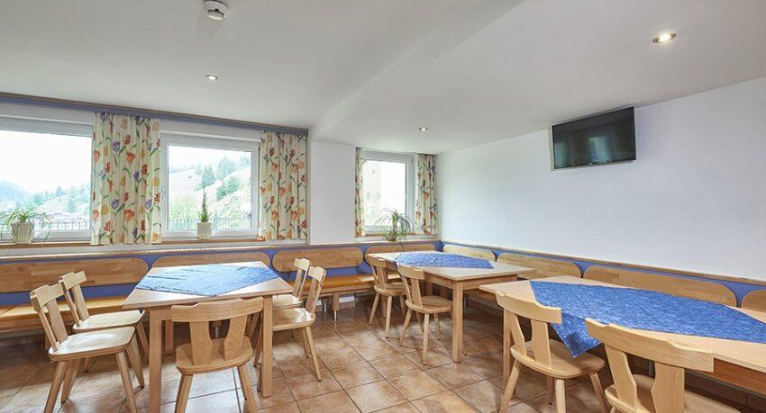 stołówka obóz narciarski