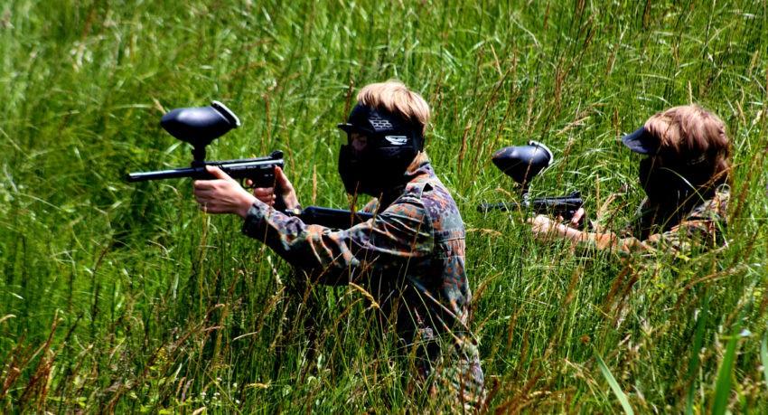 Hej ho przygodo! paintballowe rozgrywki