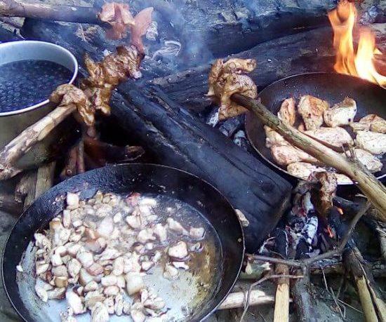 obóz-survivalowy - ognisko