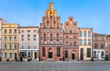 Torun, Poland - July 05 2018: House of Kopernik - museum commemorate Nicolaus Copernicus